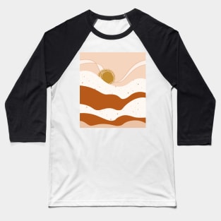 Sunset Illustrations Baseball T-Shirt